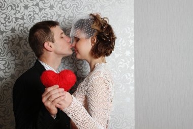 çekici çift portre