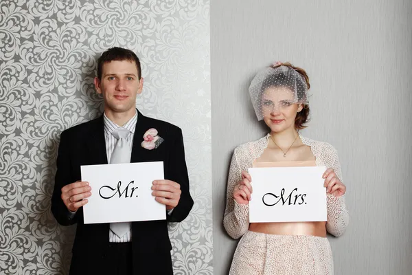 Bride and Groom — Stock Photo, Image