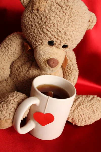 Romantische teddy bear — Stockfoto