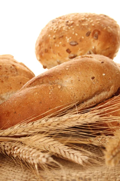 Isoliertes Brot — Stockfoto