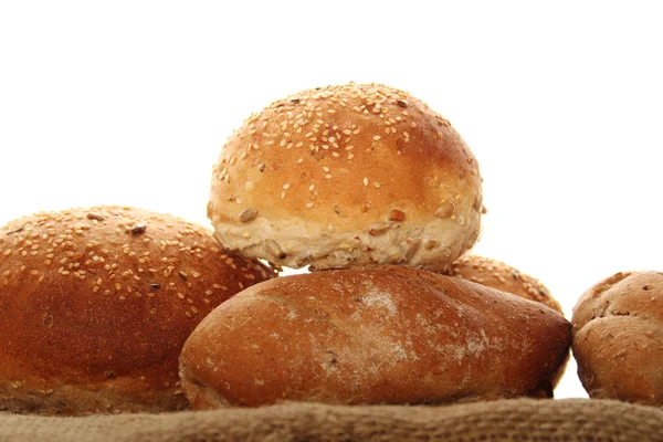 Geïsoleerde brood — Stockfoto