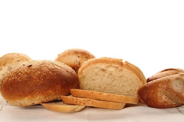 Isoliertes Brot — Stockfoto