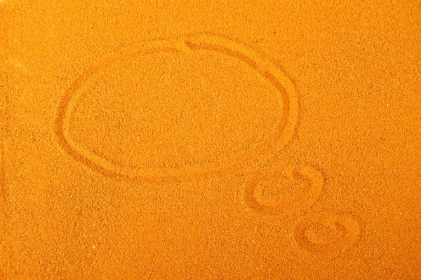 砂写作 — 图库照片