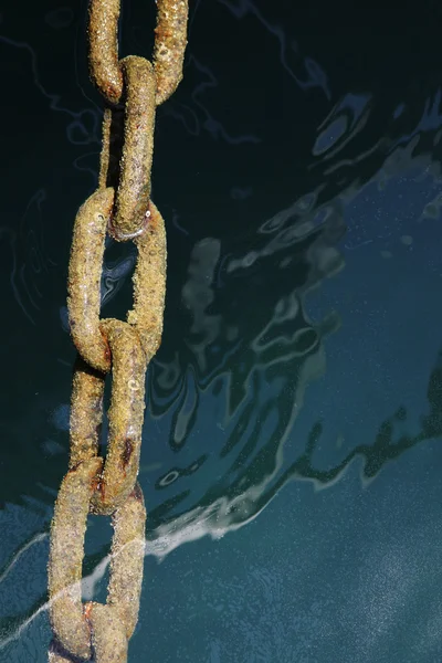 Corrente de âncora velha — Fotografia de Stock