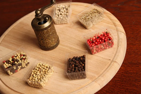 Spices and Mill — Stock Photo, Image