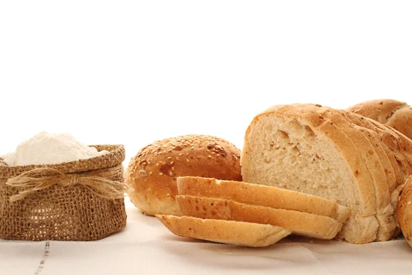 Bread and meal — Stock Photo, Image