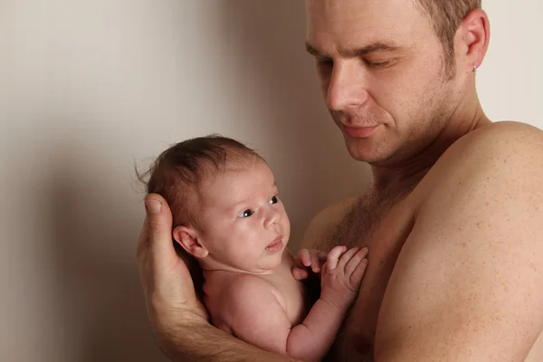 Papá y bebé — Foto de Stock