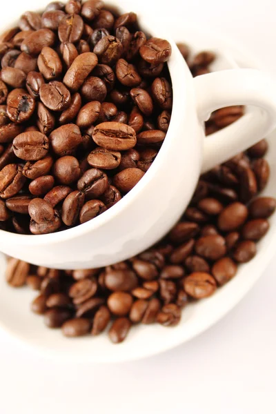 Cup of coffee beans — Stock Photo, Image