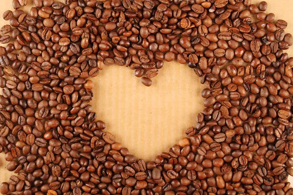 Coeur de café — Photo