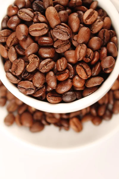 Cup of coffee beans — Stock Photo, Image