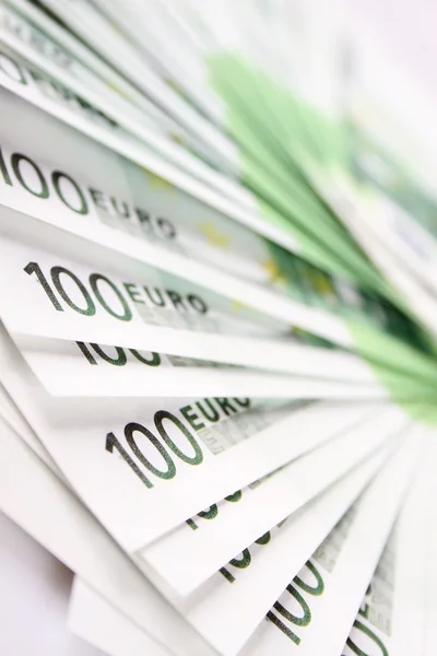 Stack of 100euro bills — Stock Photo, Image