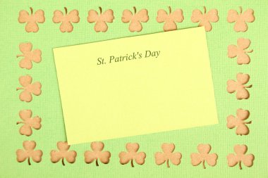 Tebrik kartı St. Patrick'ın gün