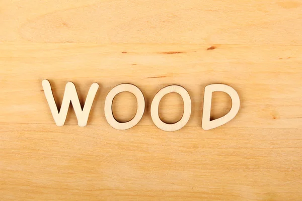 Word WOOD — Stock Photo, Image