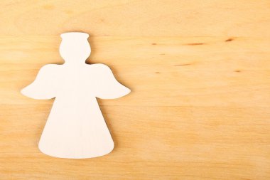 melek siluet ve metin