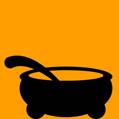 Cadılar Bayramı partisi davetiyeleri ya da geleneksel sembollü tebrik kartı.