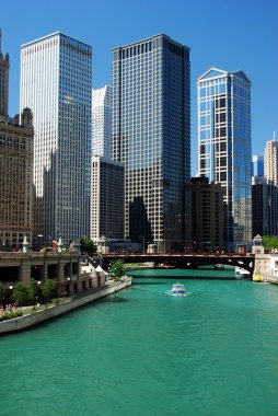 Downtown chicago ve kanal
