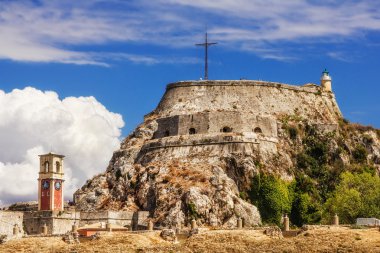 Korfu eski Bizans Kalesi