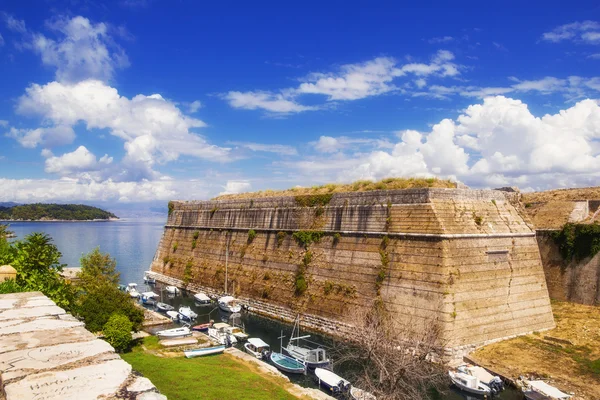 Alte byzantinische Festung auf Korfu — Stockfoto