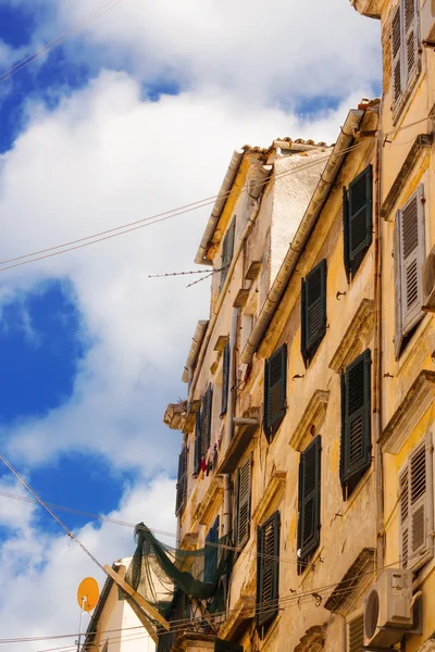 Venezianisches Gebäude in der Altstadt von Korfu — Stockfoto