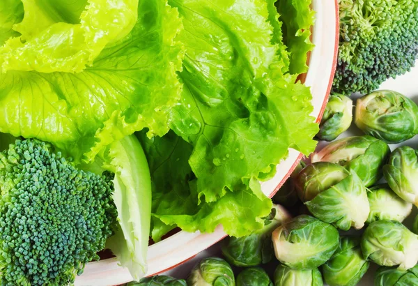Verdure sane pronte per un'insalata — Foto Stock