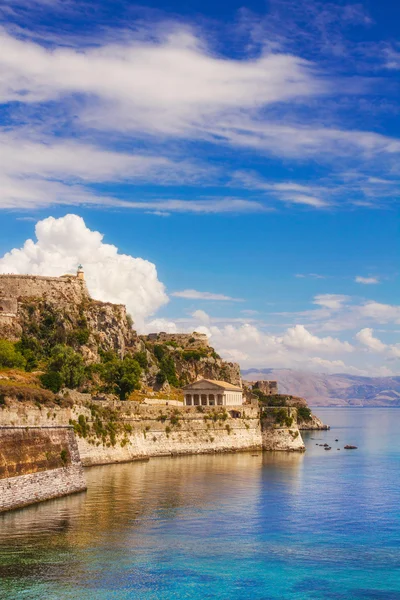 Oude Byzantijnse fort in corfu — Stockfoto