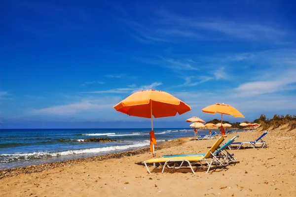 Praia de Chalikounas, Corfu — Fotografia de Stock