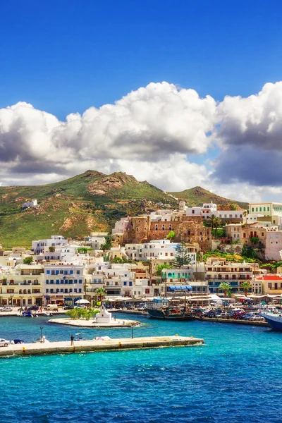 Hafen auf der Insel Naxos, Griechenland — Stockfoto