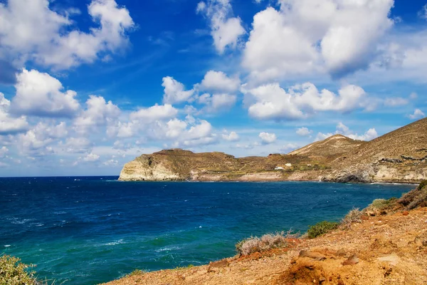 Paisaje marino de Santorini — Foto de Stock