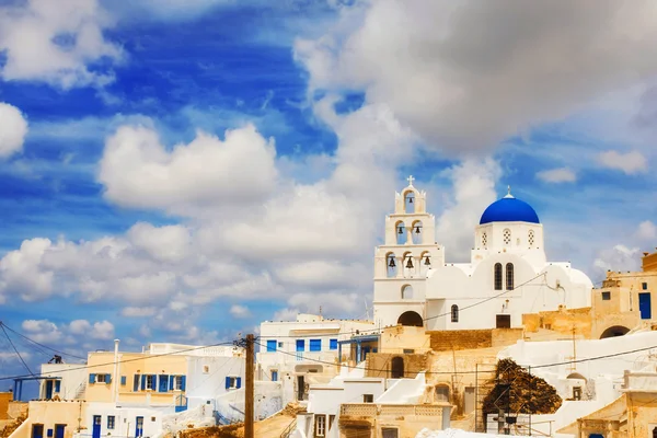 Pyrgos village, santorini, Griekenland — Stockfoto