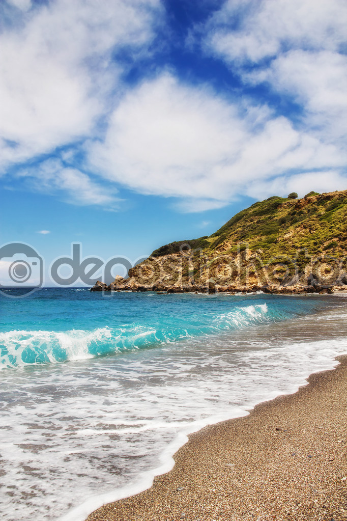 Xanemos Beach Isola Di Skiathos Grecia Foto Stock