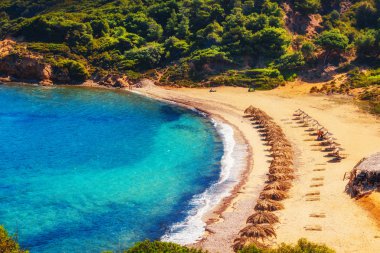 agistros beach, skiathos, Yunanistan