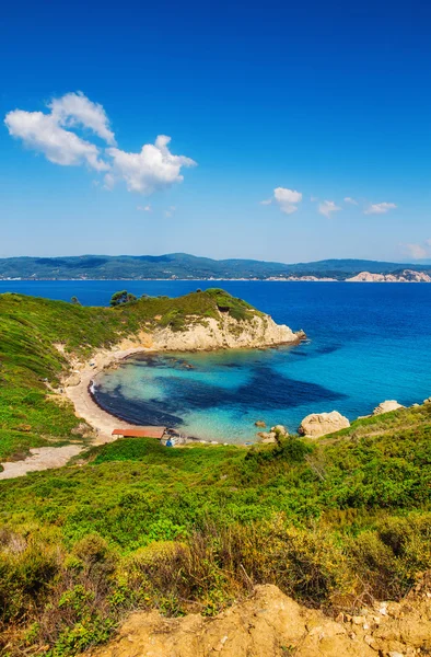 Krifi アモス ビーチ、スキアトス島、ギリシャ — ストック写真