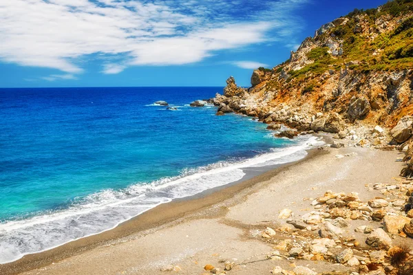 Playa de Kastro, isla de Skiathos, Grecia — Foto de Stock