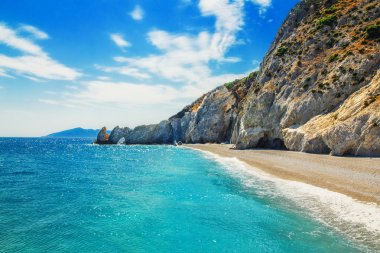 Lalaria Beach, Skiathos Island, Greece clipart