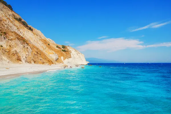 Lalaria beach, skiathos eiland, Griekenland — Stockfoto