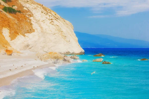Lalaria beach, skiathos eiland, Griekenland — Stockfoto