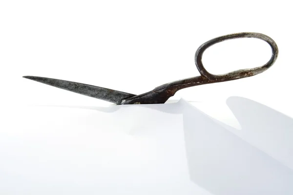 Zardzewiały nożyczki — Zdjęcie stockowe