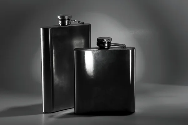 Steel flask. — Stock Photo, Image