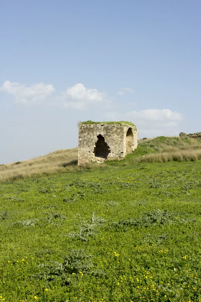 Зруйнований будинок — стокове фото