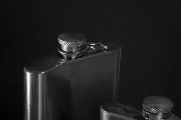 Steel flask. — Stock Photo, Image