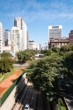 ofis binaları şehir sao paulo.