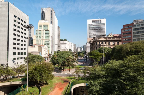 Edificios de oficinas ciudad de Sao Paulo . — Foto de Stock