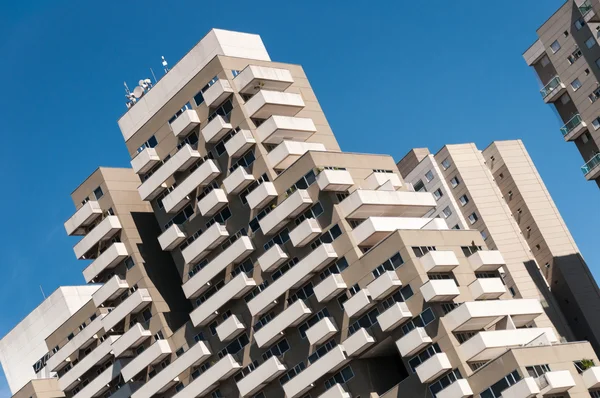 Detalle moderno del edificio del hotel — Foto de Stock