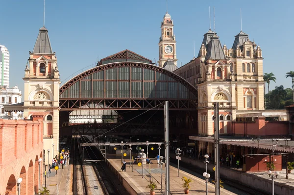 Dworzec kolejowy w sao paulo — Zdjęcie stockowe