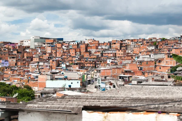 Favela en Sao Paulo — Foto de Stock