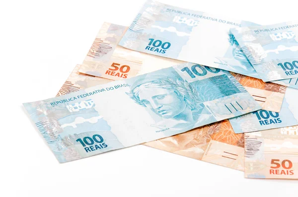 Деньги Бразилии — стоковое фото