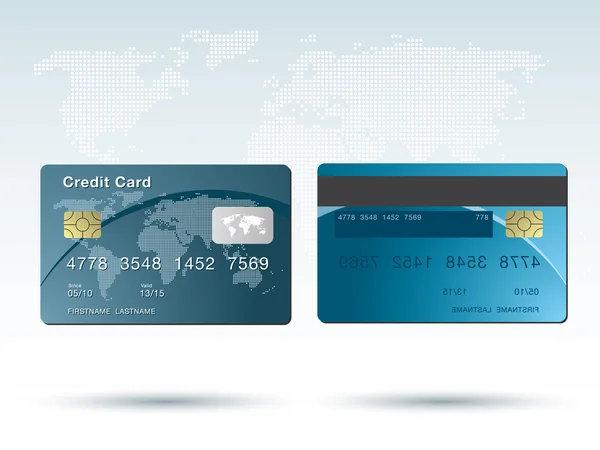 Kreditkarte — Stockvektor