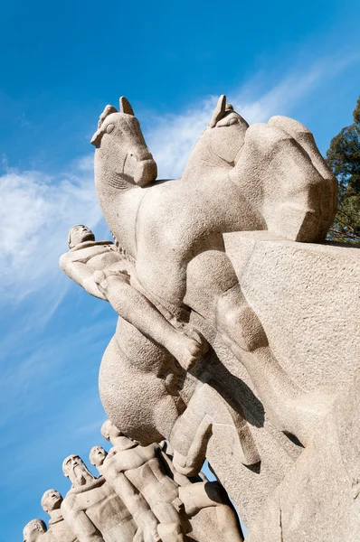 Monumento às Bandeiras São Paulo Brasil — Fotografia de Stock