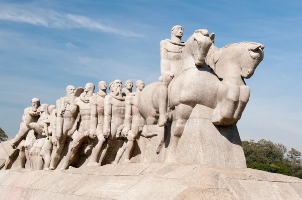 Monumento às Bandeiras em São Paulo Brasil — Fotografia de Stock