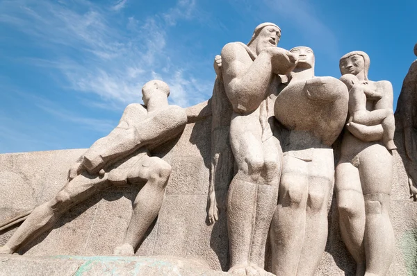 Monumento a los Bandeiras en Sao Paulo Brasil —  Fotos de Stock